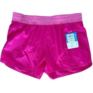NWT Columbia Women Active Shorts MED 4” Santiam Pass Pink Outdoor Running Swim